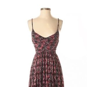 *SOLD* Free People Black and Pink Midi